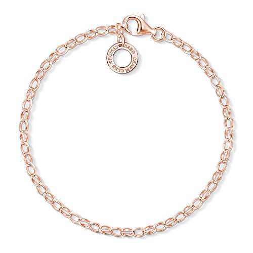 Thomas Sabo Damen Charm-Armband Classic Roségold Charm Club 925 Sterling Silber X0243-415-40