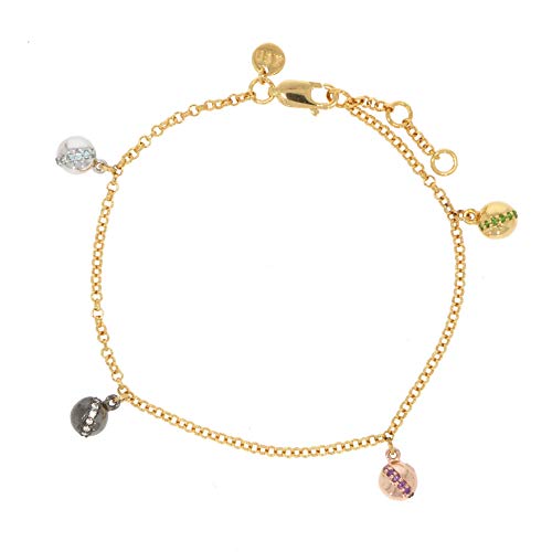  Multicolor ca. 0,16 ct. gelbvergoldet