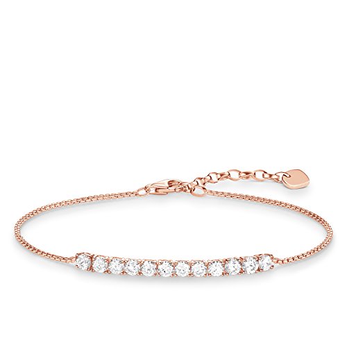 THOMAS SABO Armband 925er Sterlingsilber, 750er Roségold Vergoldung