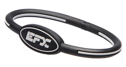 EFX Armband Silikon Oval 2011 black/white (S)