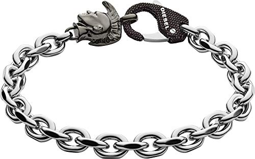 Diesel Armband Für Männer Säule, 18,5Cm Silber Edelstahlarmband, DX1146040