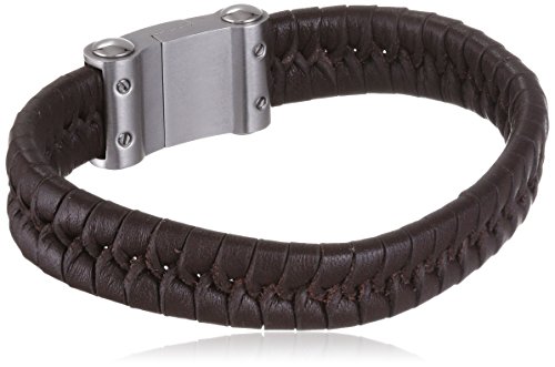 Police PL 645-05-21 Herren-Armband Leder, 18 cm, braun