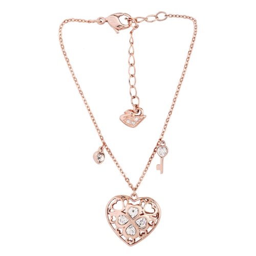 Swarovski Damen-Armband Metall Tasha PVD Kristalle rotgold 16,5 cm 1179801