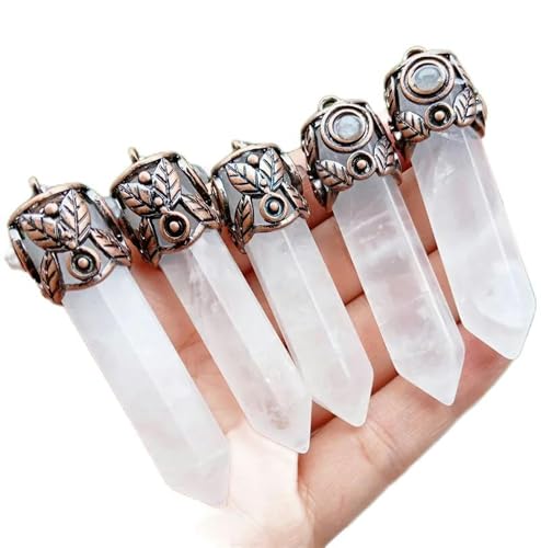 Stück Bergkristall Anhänger Sechseck Punkt -Standard