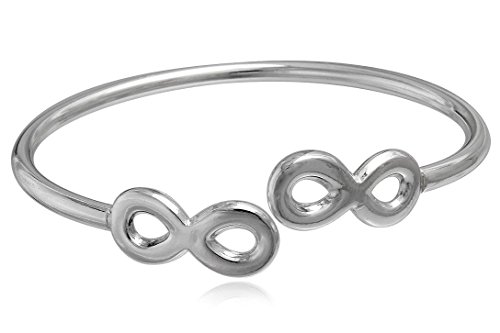 EYS JEWELRY Armreif Damen Infinity Unendlichkeits-Symbol 925 Sterling Silber Damen-Armband