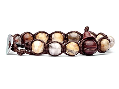 Tamashii Armband Fossilholz, Original von den tibetischen Mönchen geweiht, Buddha, Buddhismus