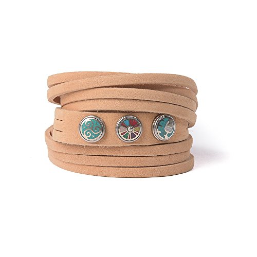 Noosa Armband Wrap Bracelet Petite Multi natural, Grösse:M