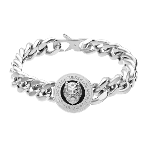 GUESS Herren-Armband Edelstahl S, Silber 32021247
