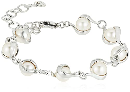 SKAGEN Armbänder & Armreifen Edelstahl Rundschliff Synthetische Perle Perle