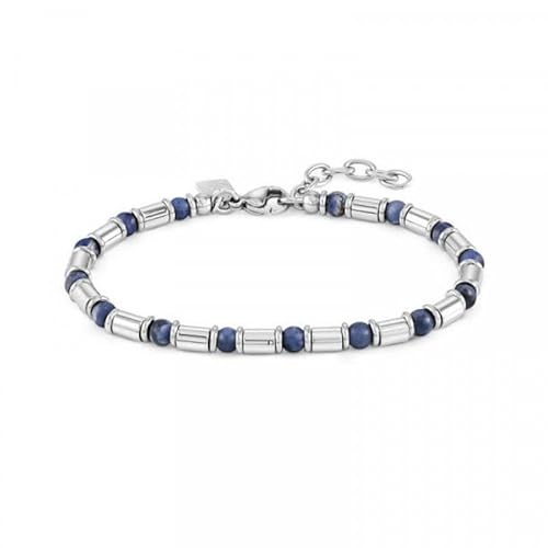 Nomination Man Steel Bracelet with Sodalite Stones Instinct Stone 027920/034