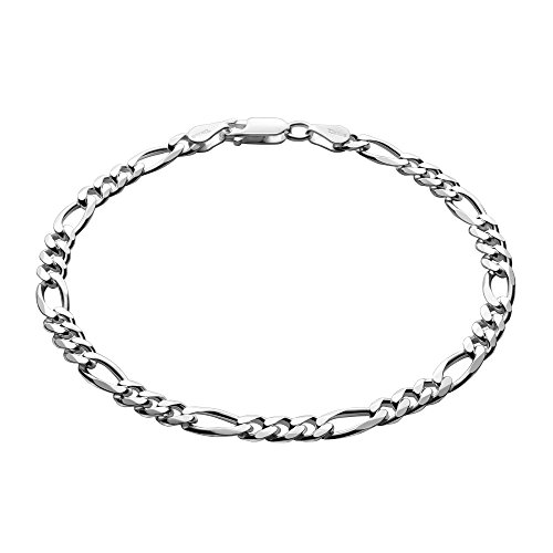 STERLL Herren Armband Sterling-Silber 925 20cm Öko-Verpackung Partner Geschenke