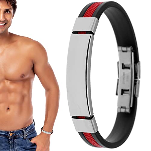 Titan-Armband für Herren, verstellbare Länge, Unisex, leichte Handgelenkbänder für Jugendliche und Erwachsene, Outdoor, Camping, Angeln, Reisen