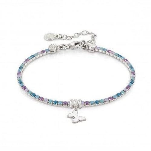 Nomination Woman tennis bracelet butterfly silver 925 and multicolor zircons Chic & Charm 148611/037