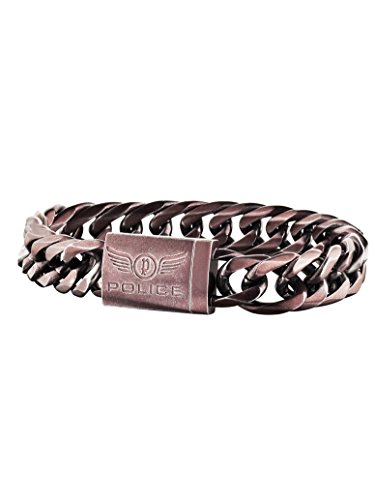 Police Herren-Kettenarmband Edelstahl PJ.25507BSEBR/02-S