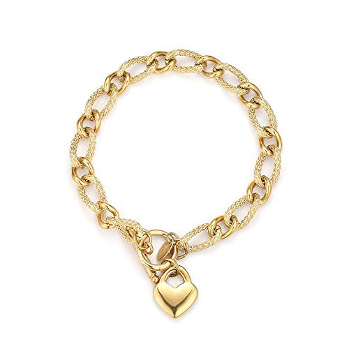 Tribal Spirit Panzerarmband Paris  hochwertiger Edelstahl / 18 Karat vergoldet Farbe Gelbgold