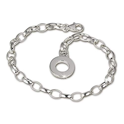 SilberDream Charmsarmband Charms Armschmuck 19cm 925 Sterling Silber FC0702 Silber Armband