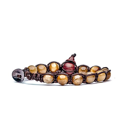 Tamashii Armband Tigerauge, Original, gesegnet von den tibetischen Mönchen, Buddha, Buddhismus