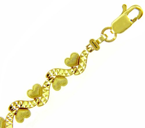 Kleine Schätze - 14 Karat Gelbgold Armband - Love is Everywhere Armband