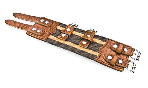  & Jewels D&G Rough EXT Bracelet Light Brown Leather/Brown ORAN DJ0726 Male