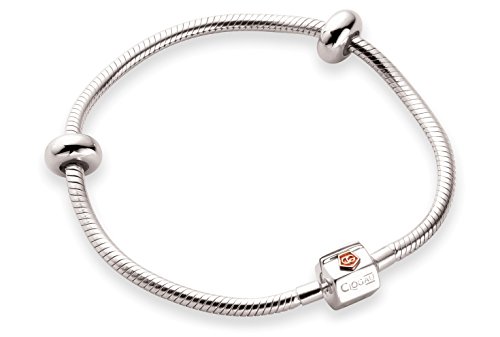 Clogau Gold Milestones-Perlen-Armreif , Silber und 9 Karat Rotgold, Länge 19 cm