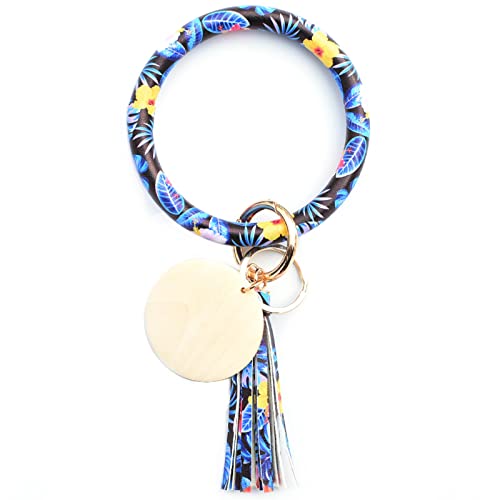TianWlio Schlüssel für Frauen Perlen Schlüsselanhänger Ring Wristlet SilKeychain Bangle Cute Armband Silikonarmbänder Depesche Armband (D, One Size)