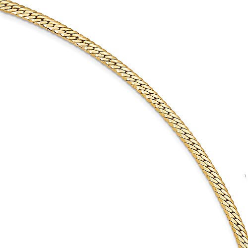 Weißgold Fancy Damen-Armband poliertes 17,8 cm (7 Zoll) - 19 cm-JewelryWeb