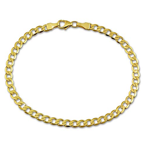 SilberDream GoldDream 19cm Damen Herren Armband Panzer 8 Karat 333er Gelbgold GDA0089Y Gold Armband