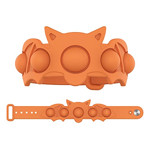 GOUWUCHE Push-Pop Pop Bubble Sensory Fidget Toy Halloween-Armband Silikon Sensorisches Zappeln Spielzeug , Stressabbau Angstabbau Spezielle Bedürfnisse Angstlinderung für Klassenzimmer