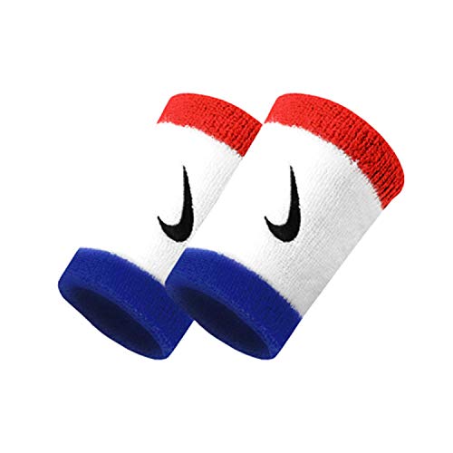 Nike Unisex – Erwachsene Swoosh Doublewide håndled Schwei armband, HABANERO RED/BLACK, Einheitsgröße EU