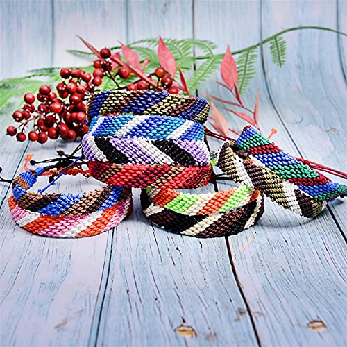 ZEDINGONELINE Mode-Armbänder 10 Stück Freundschaft Armband für Frauen Mode Sommer Surf Handmade Boho Femme Schmuck Geburtstagsgeschenk