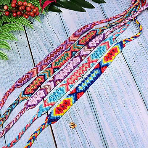 XXXXW Armbänder für Damen 5 stücke handgemachte Freundschaft geflochtene Armband für Frauen Boho wrap Armband gewebt mädchen modeschmuck